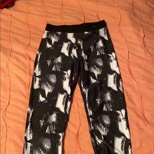 Black and White printed Leggings